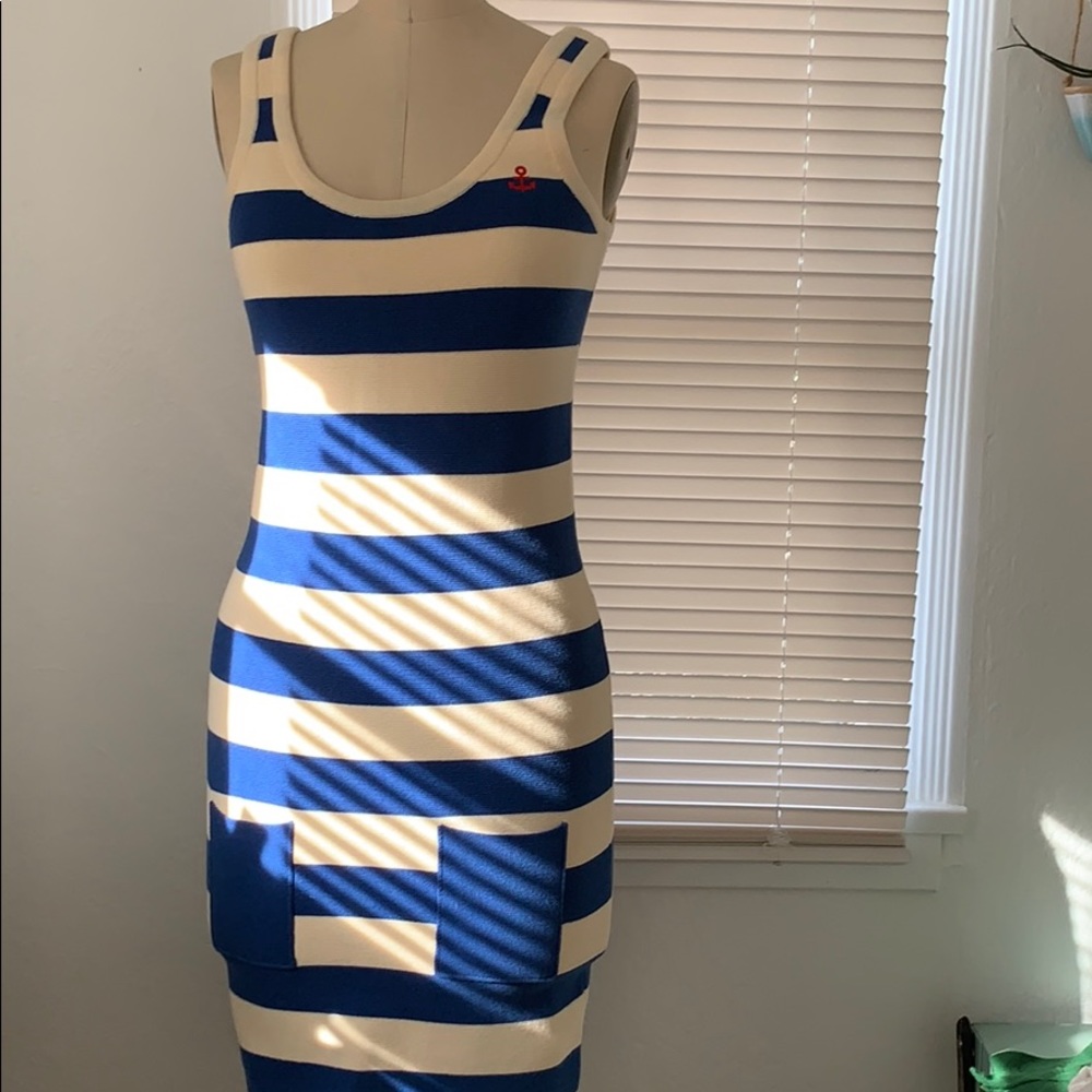 Sonia by Sonia Rykiel knit striped tank dress